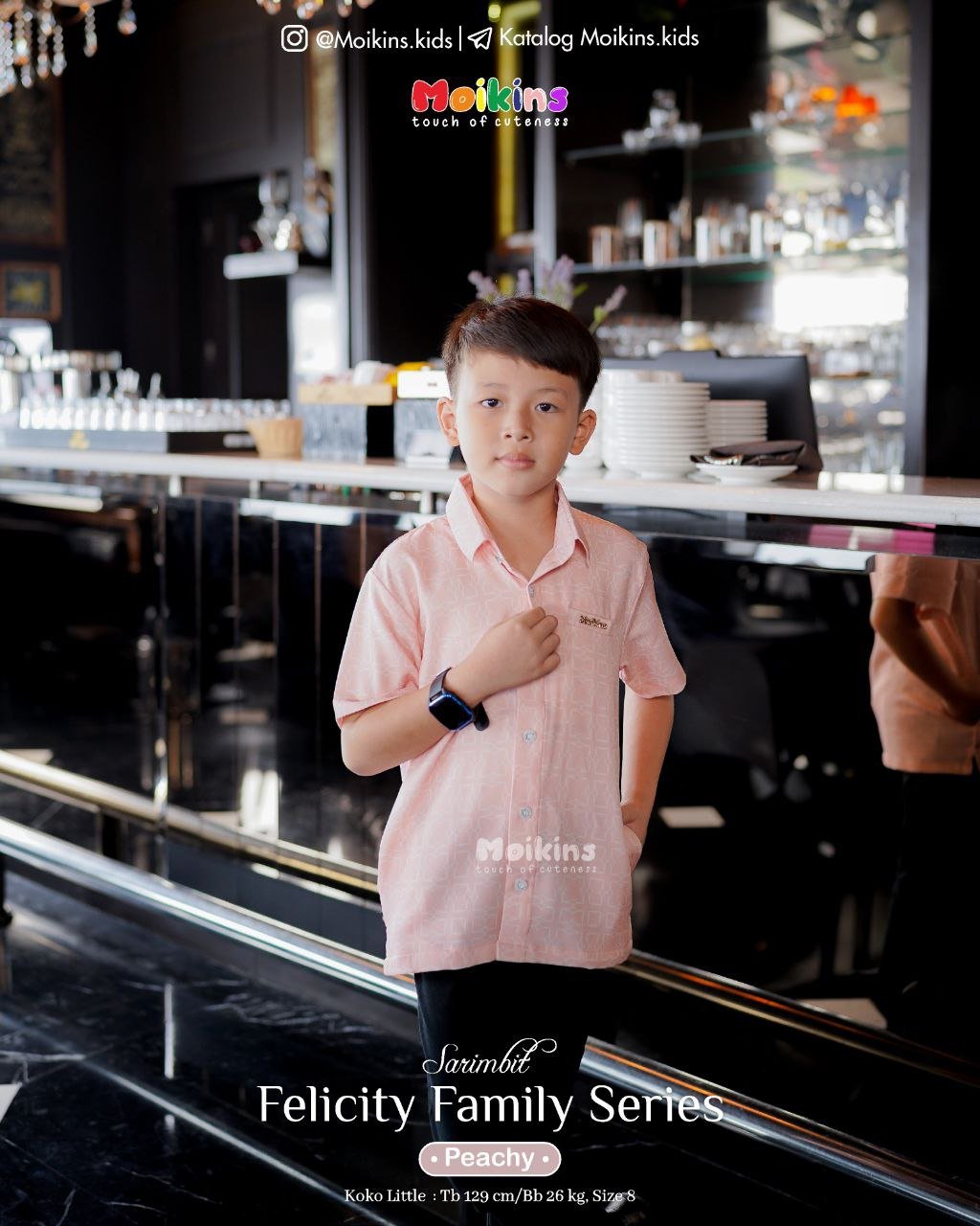 FELICITY FAMILY SET PEACHY - Gambar 3