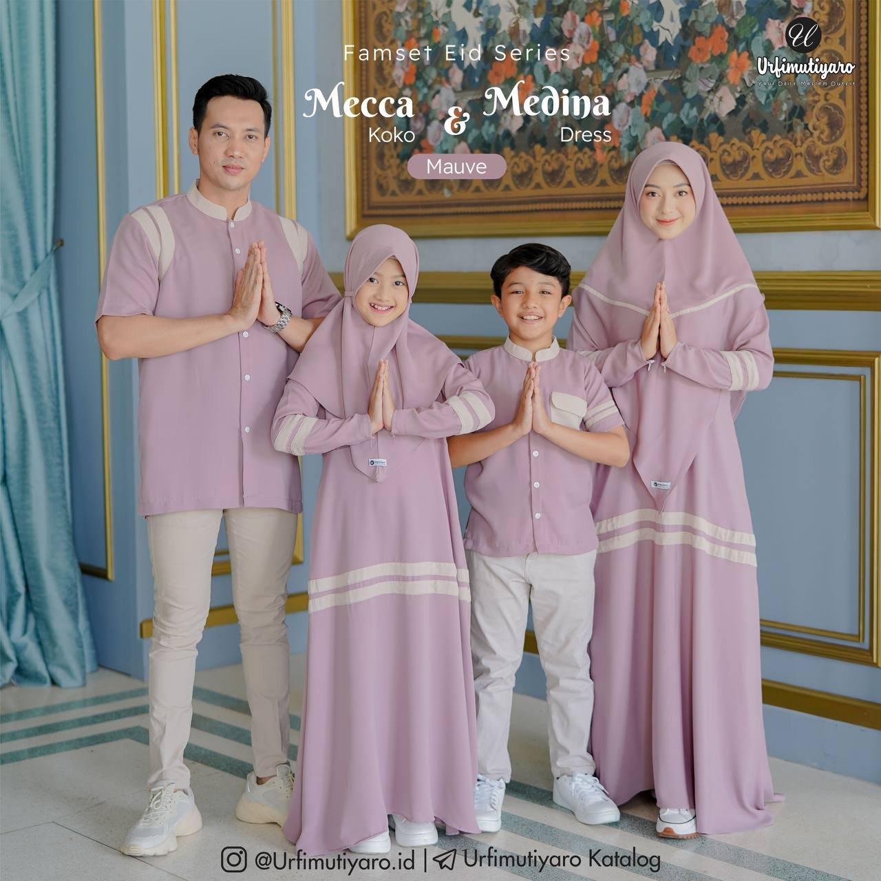 FAMSET MECCA MEDINA MAUVE