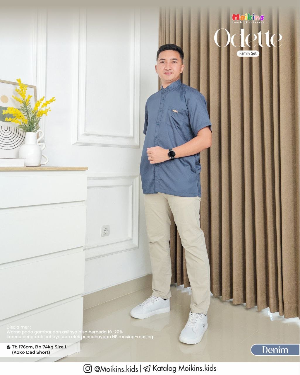 ODETTE FAMILY SET DENIM - Gambar 4