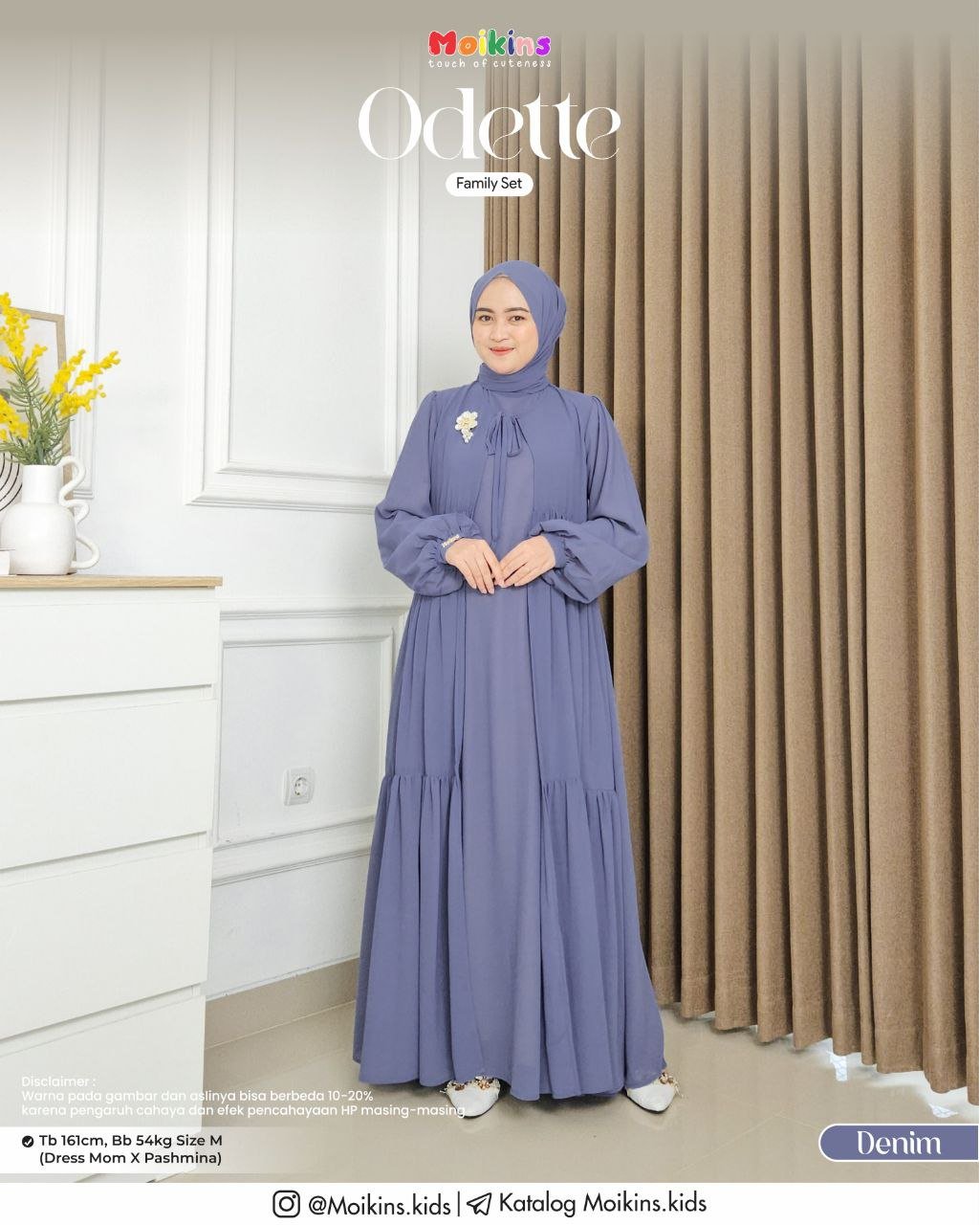 ODETTE FAMILY SET DENIM - Gambar 3