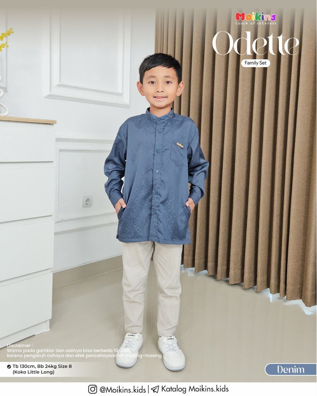 ODETTE FAMILY SET DENIM - Gambar 5