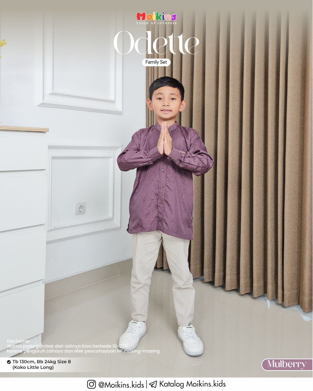 ODETTE FAMILY SET MULBERRY - Gambar 6