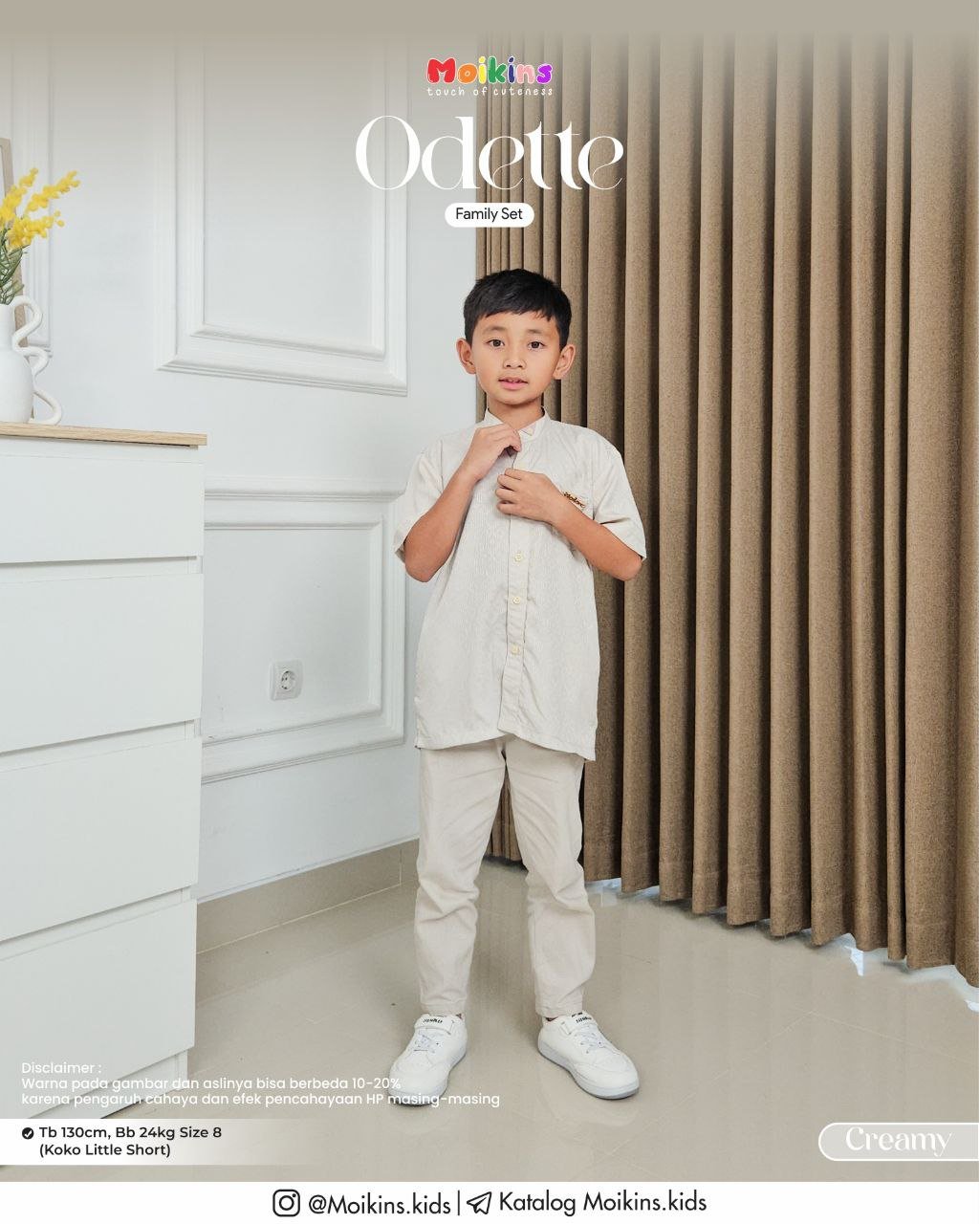 ODETTE FAMILY SET CREAMY - Gambar 2