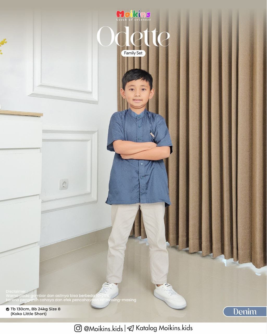 ODETTE FAMILY SET DENIM - Gambar 6