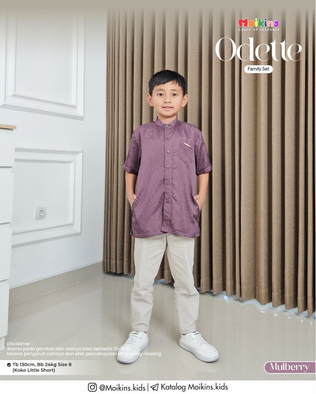 ODETTE FAMILY SET MULBERRY - Gambar 7