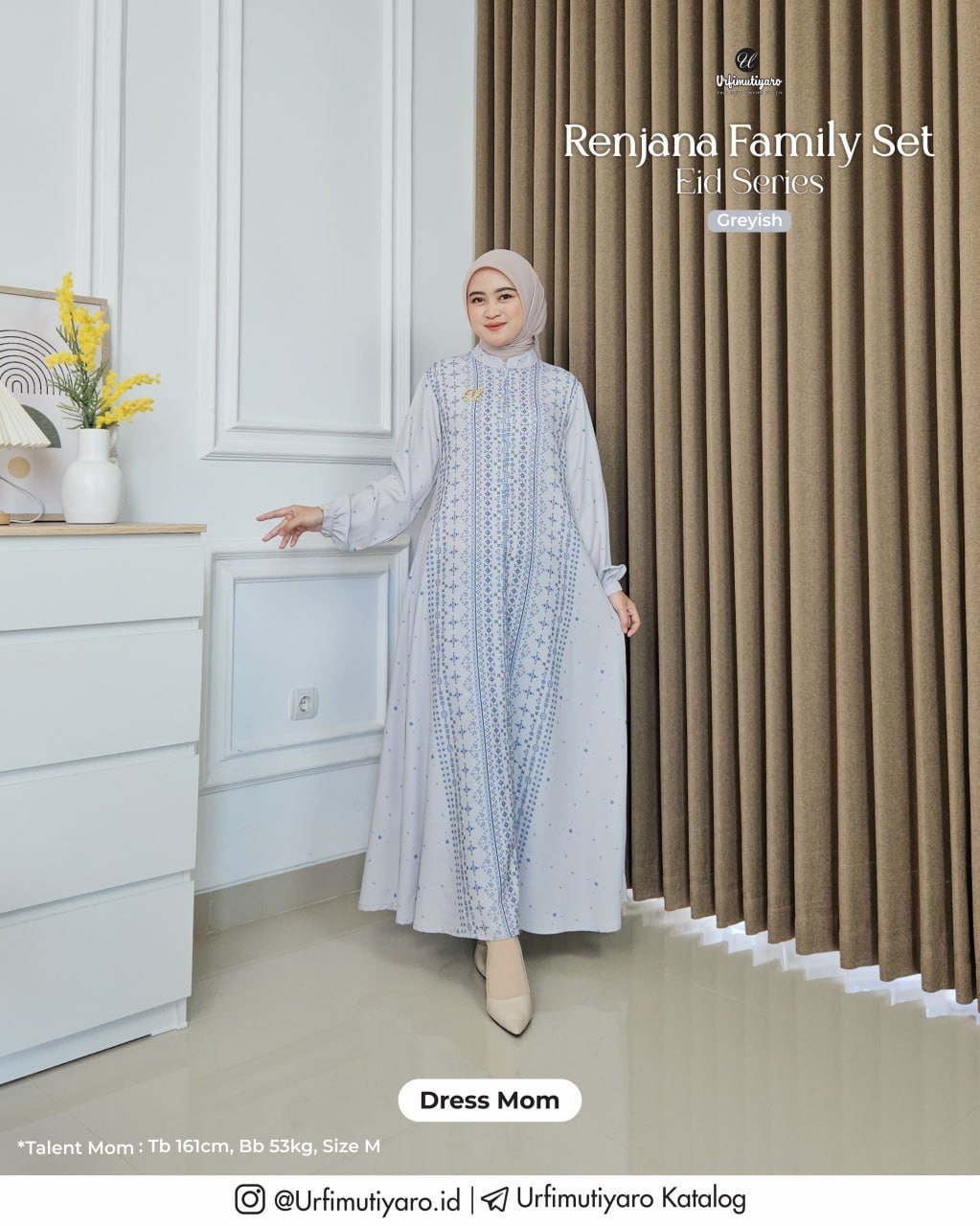 RENJANA FAMILY SET GREYISH - Gambar 3