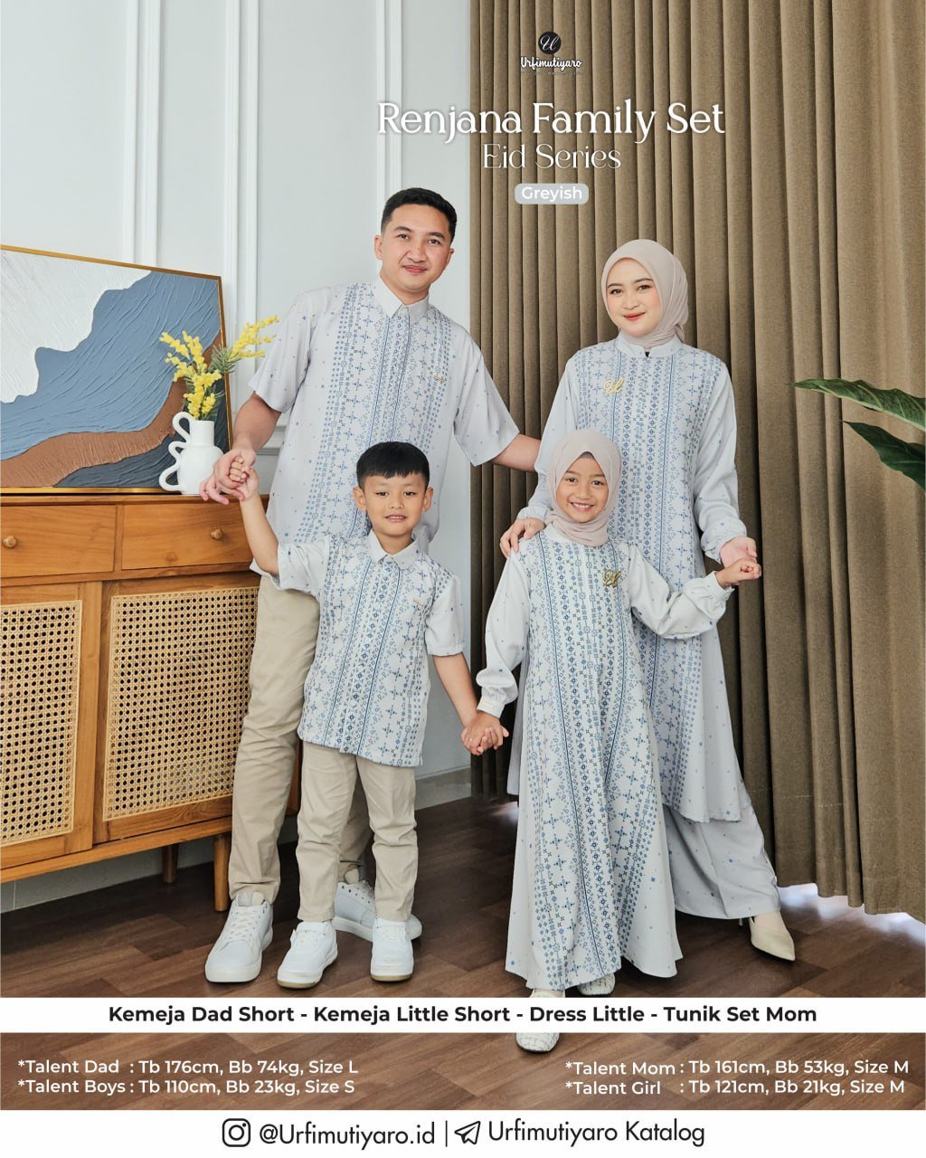 RENJANA FAMILY SET GREYISH