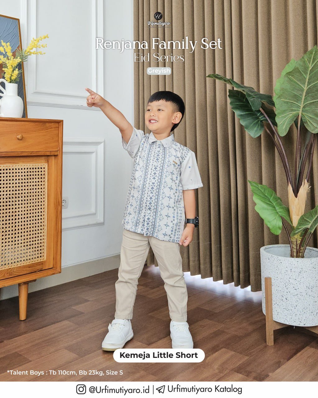 RENJANA FAMILY SET GREYISH - Gambar 8