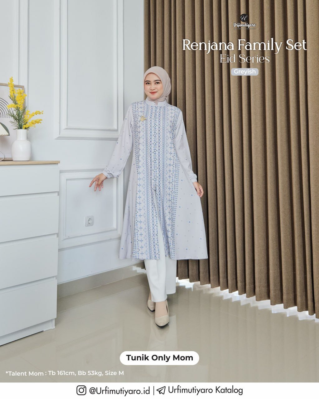 RENJANA FAMILY SET GREYISH - Gambar 4