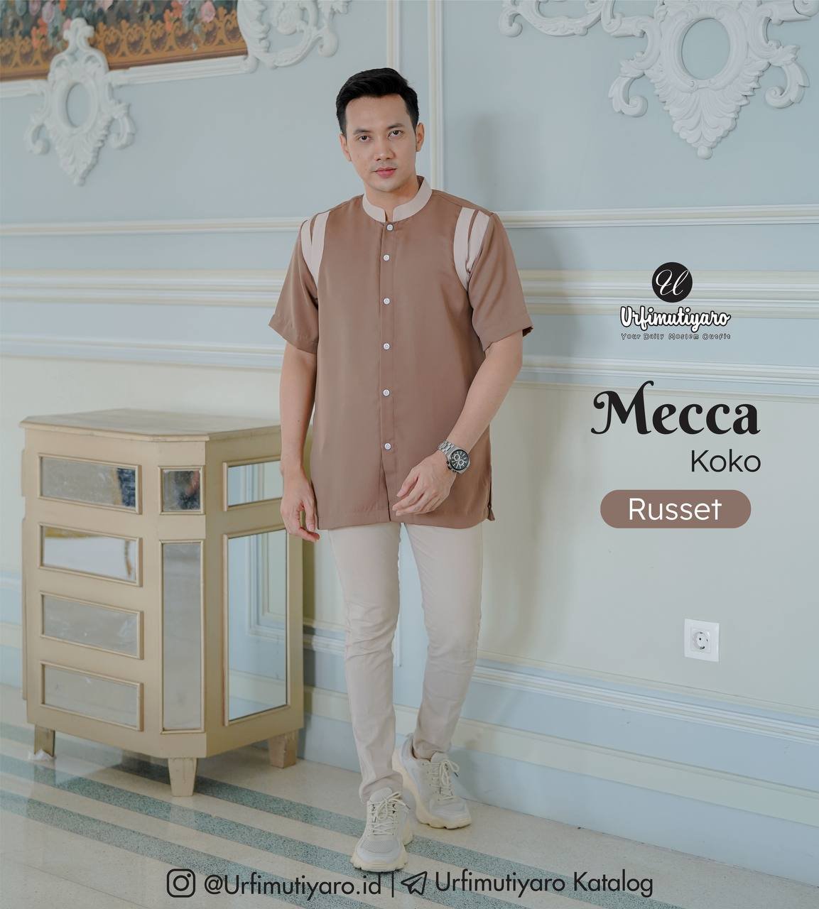 FAMSET MECCA MEDINA RUSSET - Gambar 4