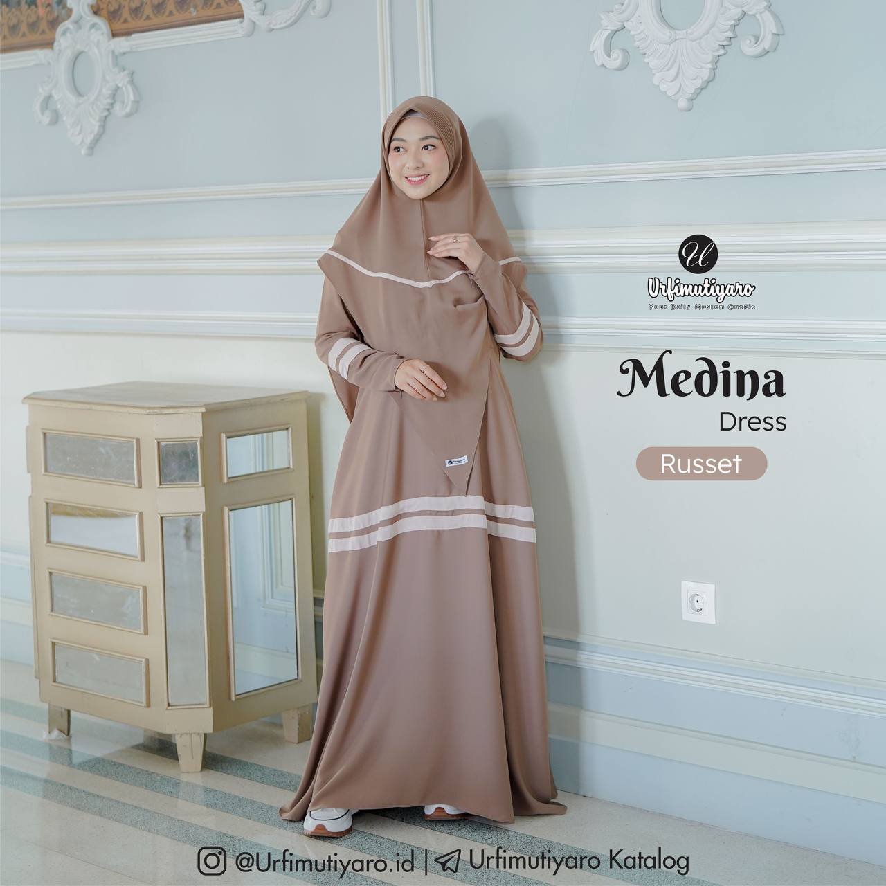 FAMSET MECCA MEDINA RUSSET - Gambar 5