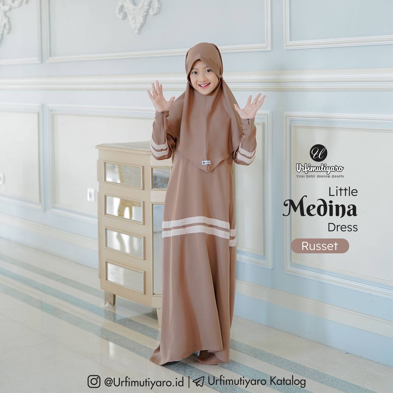 FAMSET MECCA MEDINA RUSSET - Gambar 6