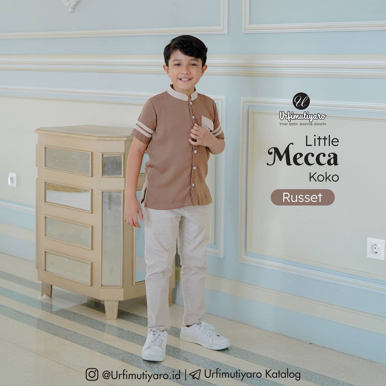 FAMSET MECCA MEDINA RUSSET - Gambar 7