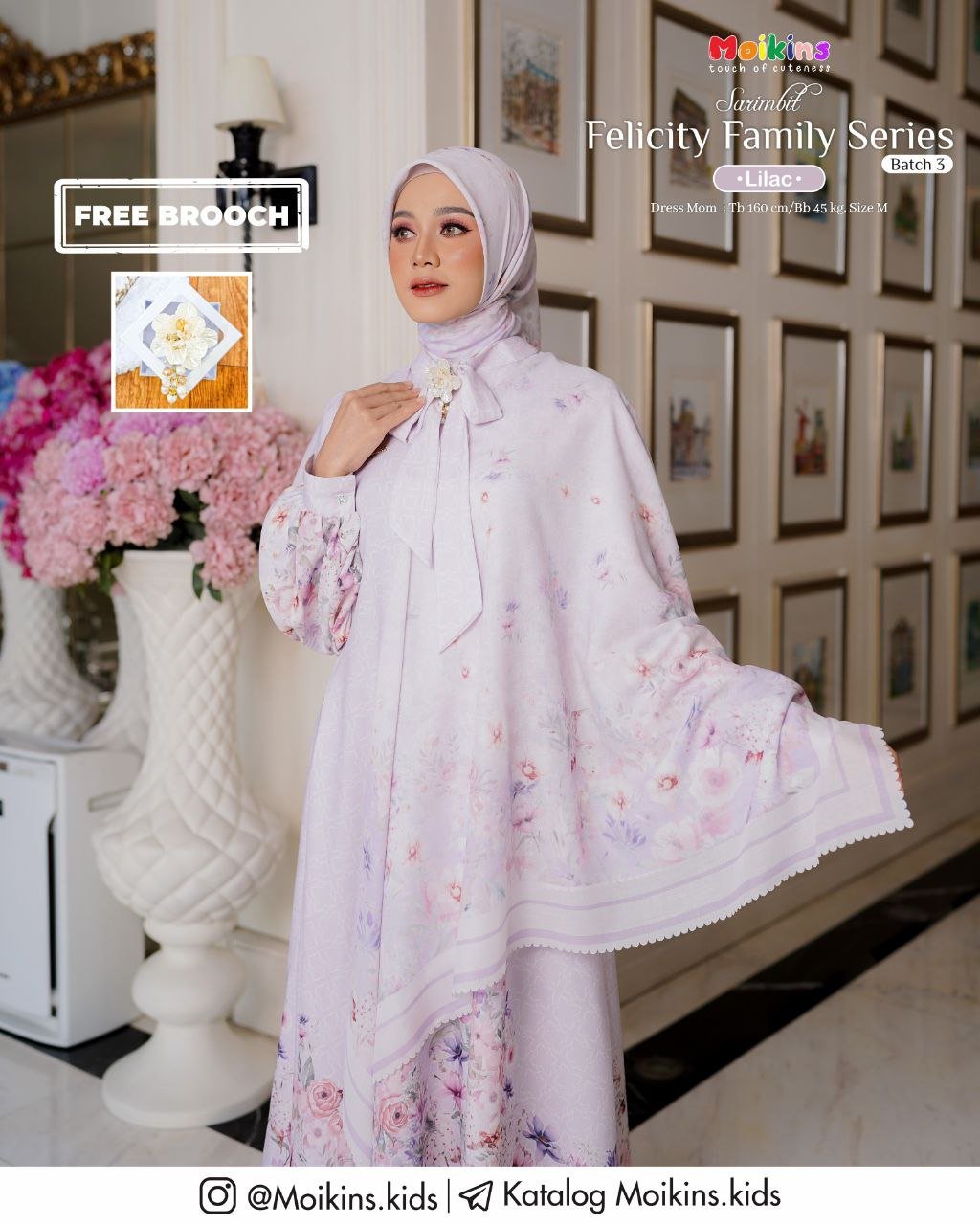 FELICITY FAMILY SET LILAC - Gambar 3