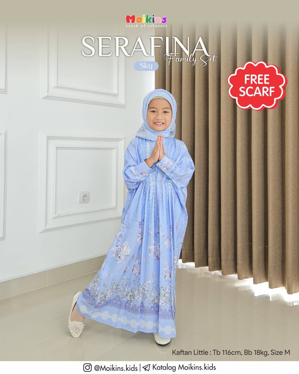 SERAFINA FAMILY SET SKY - Gambar 2