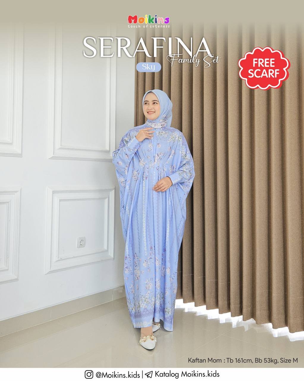 SERAFINA FAMILY SET SKY - Gambar 3