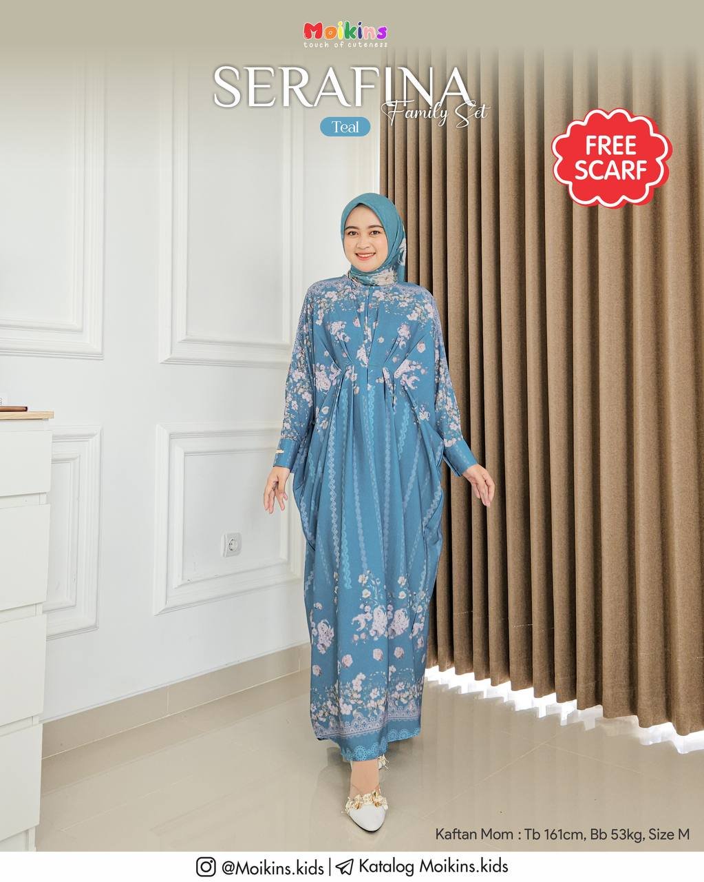 SERAFINA FAMILY SET TEAL - Gambar 4