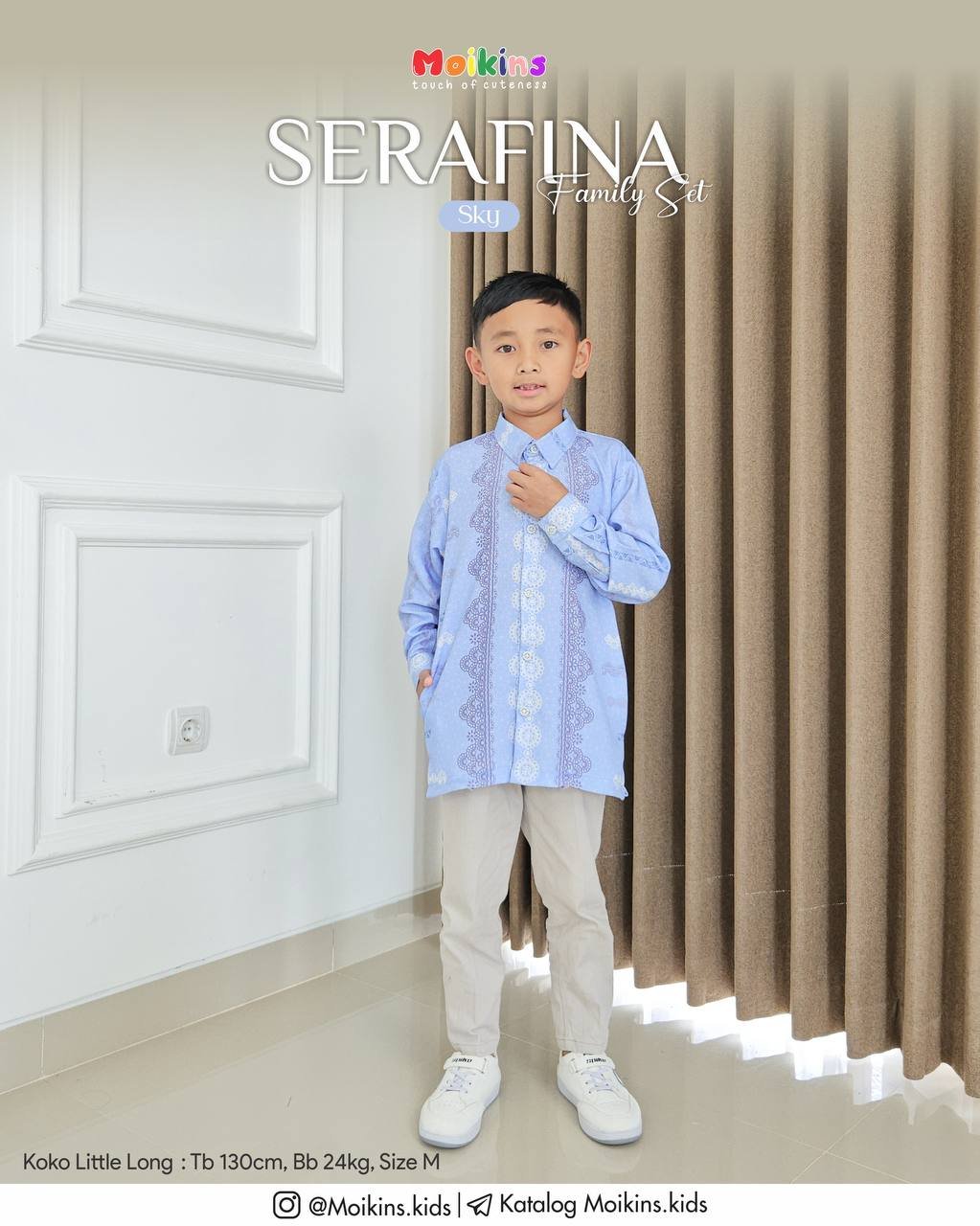 SERAFINA FAMILY SET SKY - Gambar 7