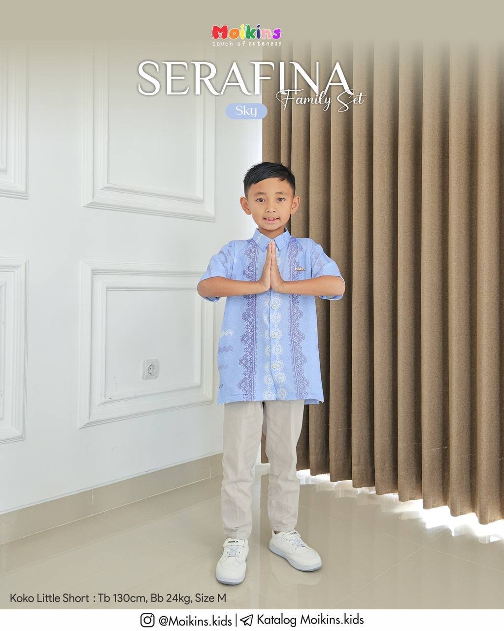 SERAFINA FAMILY SET SKY - Gambar 8