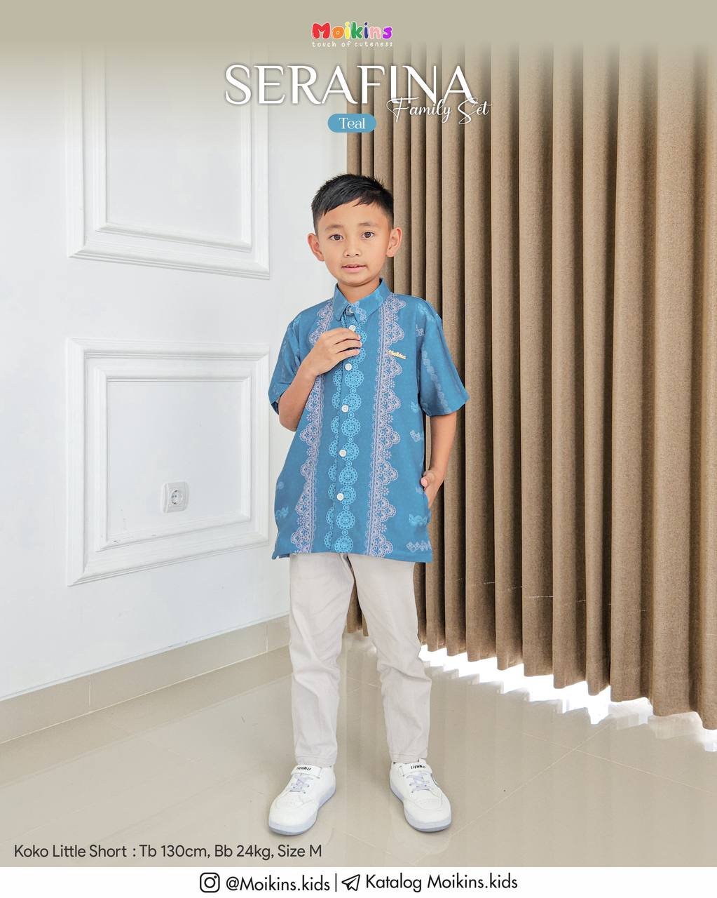SERAFINA FAMILY SET TEAL - Gambar 8