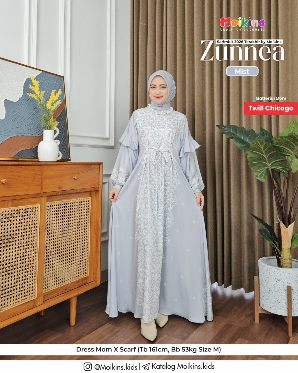 ZUNNEA FAMSET EID SERIES MIST - Gambar 3