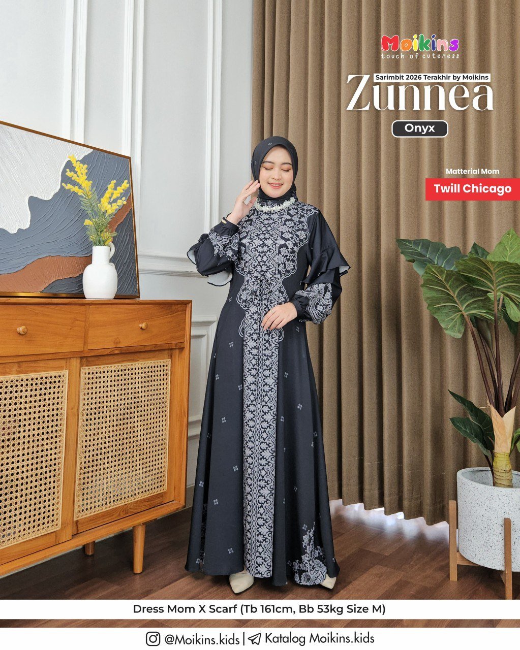 ZUNNEA FAMSET EID SERIES ONYX - Gambar 3