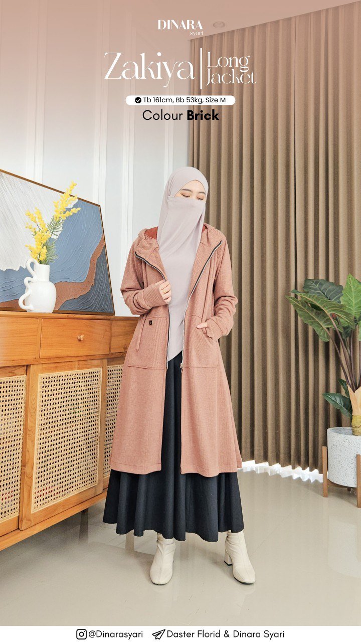 ZAKIYA LONG JACKET - Gambar 13