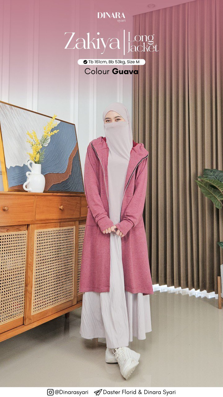 ZAKIYA LONG JACKET - Gambar 10
